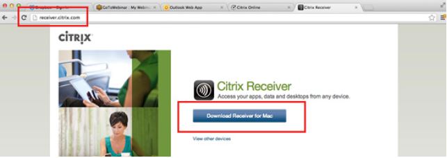 citrix receiver v4.3.100 for mac